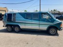 custom 1981 Dodge Ram six-wheeled camper van