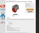 Mopar 340 Six-Pack crate engine