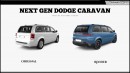 2024 Dodge Grand Caravan rendering by Digimods DESIGN