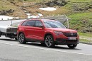 Skoda Kodiaq RS Spied in the Alps, Sabine Schmitz Is Driving it at the 'Ring