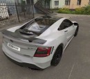 Skoda Octavia Mid-Engined Supercar Rendering Is Ugly But Cool