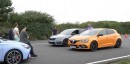 Skoda Octavia RS Beats MINI JCW, Peugeot 308 GTi in Hot Hatch Drag Race