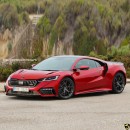 Skoda Octavia RS with Acura NSX Type S body rendering by superrenderscars
