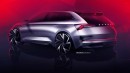 Skoda Vision RS Teaser Shows a Compact Hot Hatch With Carbon