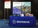SkyDrive miniature SD-03 eVTOL showcased at the CES
