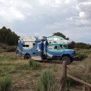 Skyhorse RV combines a Ford F-700, the box of an old ambulance, and the fuselage of a Cessna