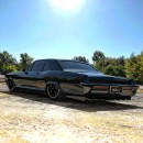 Slammed 1965 Buick Riviera murdered-out CGI to reality by personalizatuauto
