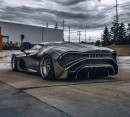 Slammed Bugatti La Voiture Noire rendering