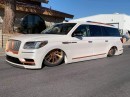 Slammed Lincoln Navigator "Navih8r" Looks Impossible, Has Gold Everything