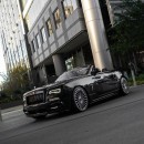 Slammed Mansory Rolls-Royce Dawn on Forged 22s by Platinum Motorsport
