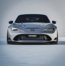 Mazda MX-5 Miata Coupe rendering by pistonzero