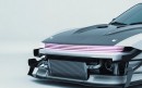 Slammed Widebody S13 Nissan Silvia rendering by artshkirenko.3d