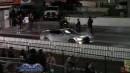 S550 Ford Mustang GT sleeper drag races Pontiac Firebird Trans Am on DRACS