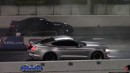 S550 Ford Mustang GT sleeper drag races Pontiac Firebird Trans Am on DRACS