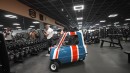 World's Smallest Car Drives in a Gym