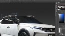 Honda SUV RS Concept morphs into ZR-V rendering by Theottle
