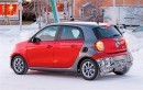 2017 smart forfour Brabus spied during winter testing