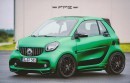smart fortwo Brabus inspired by the Mercedes AMG GT Rs