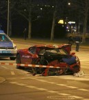 Crashed Ferrari 458 Speciale