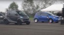 smart fortwo Dragster Has 1.9 TDI Engine Swap and 230 HP