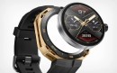 The Huawei GT Cyber smartwatch features a dial you can snap into different bezels and straps