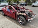 Smashed 2020 Tesla Model 3 is still driveable, could be your restoration project