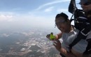 Chinmay Prabhu sets third world record on his first skydive, solving a Rubik Cube in freefall