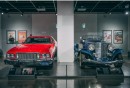 Some of the movie cars included in the Petersen's new exhibit