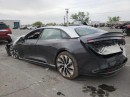2023 Lucid Air Grand Touring rolled over