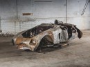Burned Ferrari 500 Mondial