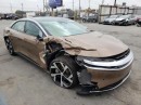 Lucid Air Dream Edition accident affected