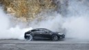 Tesla Model S Burnout