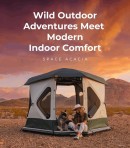 Space Acacia is the "ultimate" camping solution for all-year use, with maximum functionality, durability, and convenience