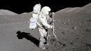 Apollo 17 Harrison Schmitt on the Moon
