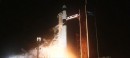 SpaceX Falcon 9 rocket takes off with Crew Dragon spacecraft on top