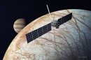 Illustration of NASA Europa Clipper spacecraft