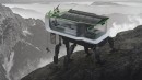 Mobile home concept imagines a walking house with incredible off-road capabilities and amenities