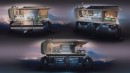 Mobile home concept imagines a walking house with incredible off-road capabilities and amenities