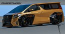 Toyota Alphard rendering