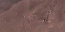 Athabasca Valles region of Mars