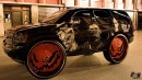 Chevrolet Tahoe Halloween wrap on DUB 32s rendering by 412donklife