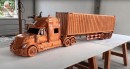 International Lonestar Truck Wooden Replica