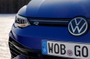 Tanner Foust drives the VW Golf R and ID.4 during spring thaw