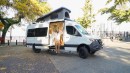 Sprinter Pop-Top Camper Van Boasts a Minimalist Design, Rivals Conventional Apartments
