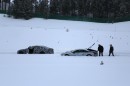 BMW i8 Crashed in Snow