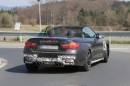 BMW M4 Convertible with the top down