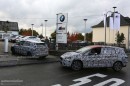 Spyshots: BMW's First Front Wheel Drive MPVs Out Testing Together