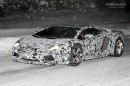 Lamborghini Aventador shot testing
