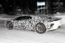 Lamborghini Aventador shot testing