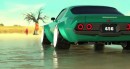 Virtual Chevy Camaro Z/28 restomod goes into Squid Game world in rendering video by personalizatuauto on Instagram